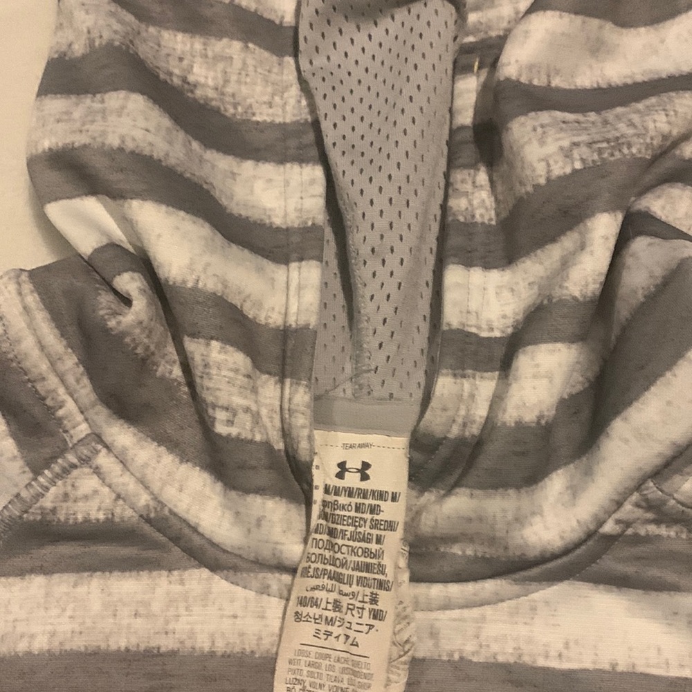 Under armor striped hoodie